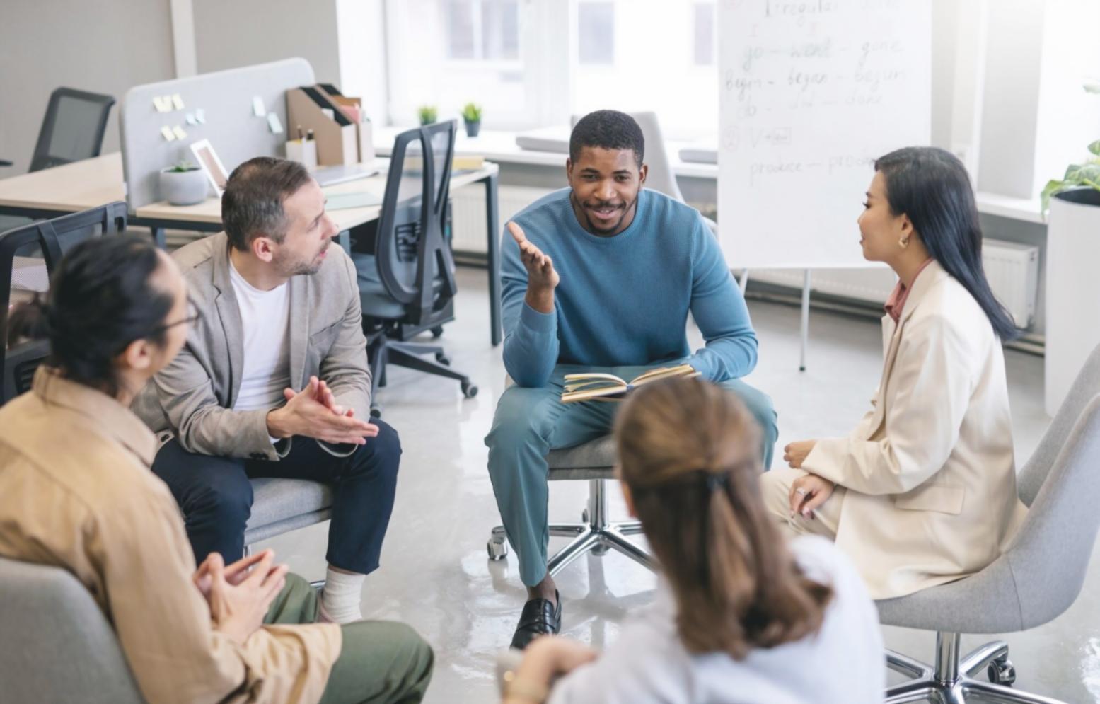 Geschäftstreffen zur Partnerschaftsplanung